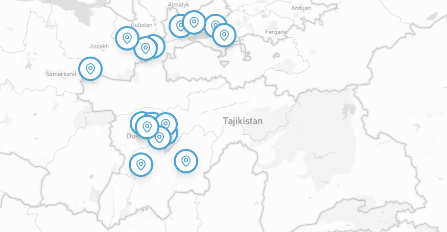 Карта магазинов